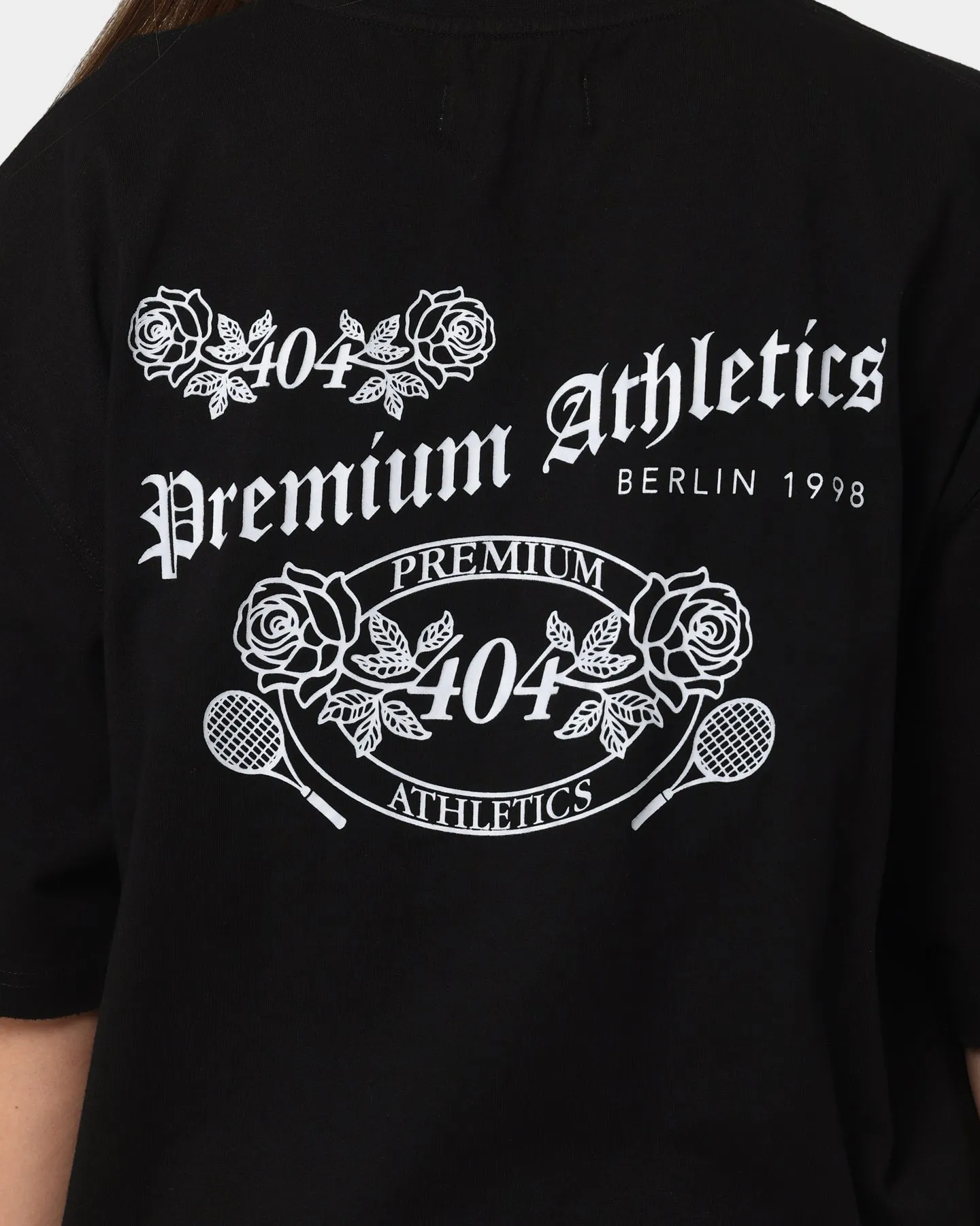 404 Premium Athletics Raw T-Shirt Black