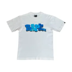 A BATHING APE x KAWS logo short sleeve T-shirt White (S)