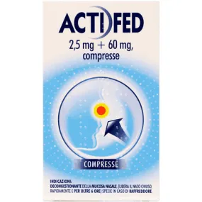 Actifed 12 Compresse 2,5mg 60mg