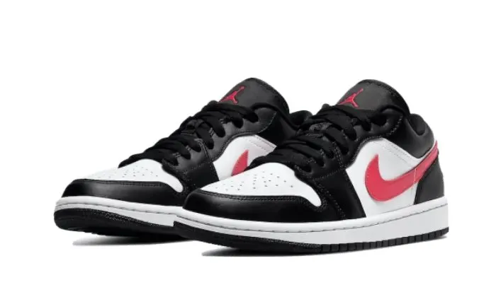 Air Jordan 1 Low Black Siren Red