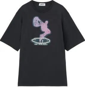 AMBUSH Side Splits Graphic T-Shirt Tap Shoe Purple