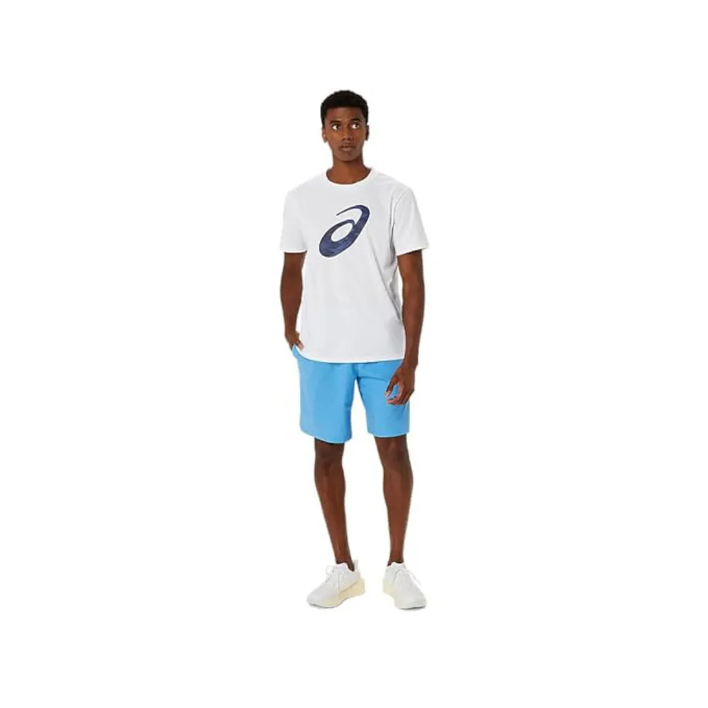 ASICS Men's Seasonal Logo Graphic Short Sleeve Top (Brilliant White)