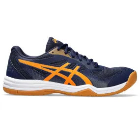 ASICS Men's Upcourt 5 Badminton Shoe (Peacoat/Shocking Orange)