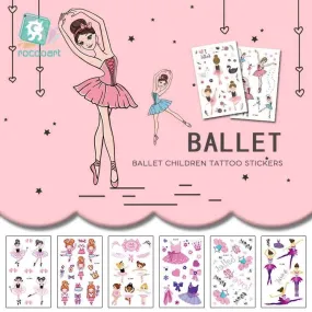 Ballet Tattoo Stickers