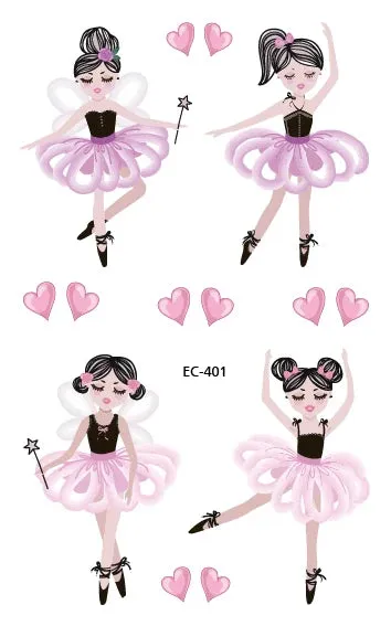 Ballet Tattoo Stickers