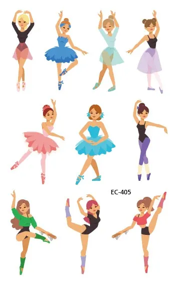 Ballet Tattoo Stickers