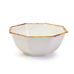 Bamboo Octagonal Serving Bowl