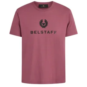 Belstaff Signature Logo Mulberry T Shirt