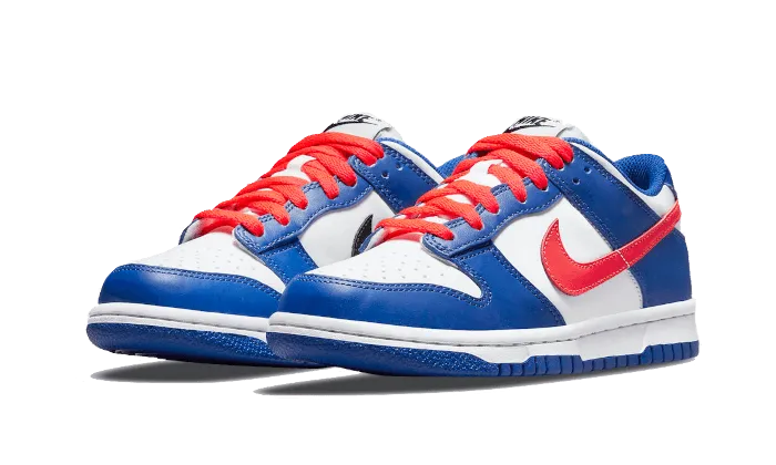 Dunk Low White Royal Red