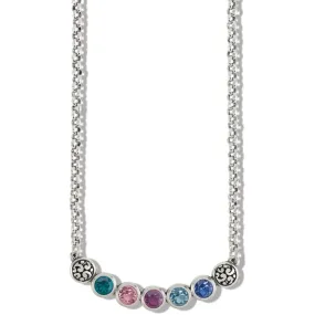 Elora Gems Dots Curve Necklace