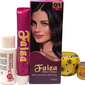 Faiza Hair Color Black 01