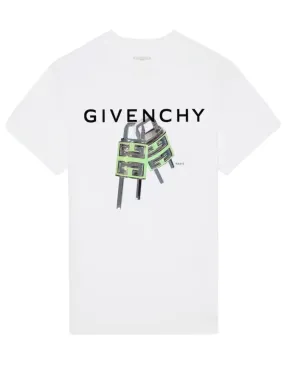 Givenchy 4G Lock T-Shirt White Slim Fit