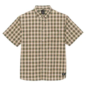 Hadley woven shirt - Oatmeal / Bistro green