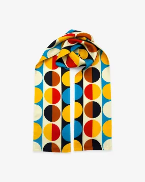 Men's Silk Bauhaus Scarf - The Weimar