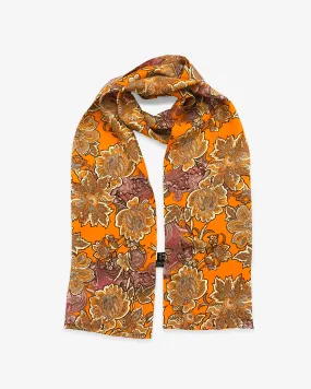 Men's Silk Paisley Scarf - The Niagra