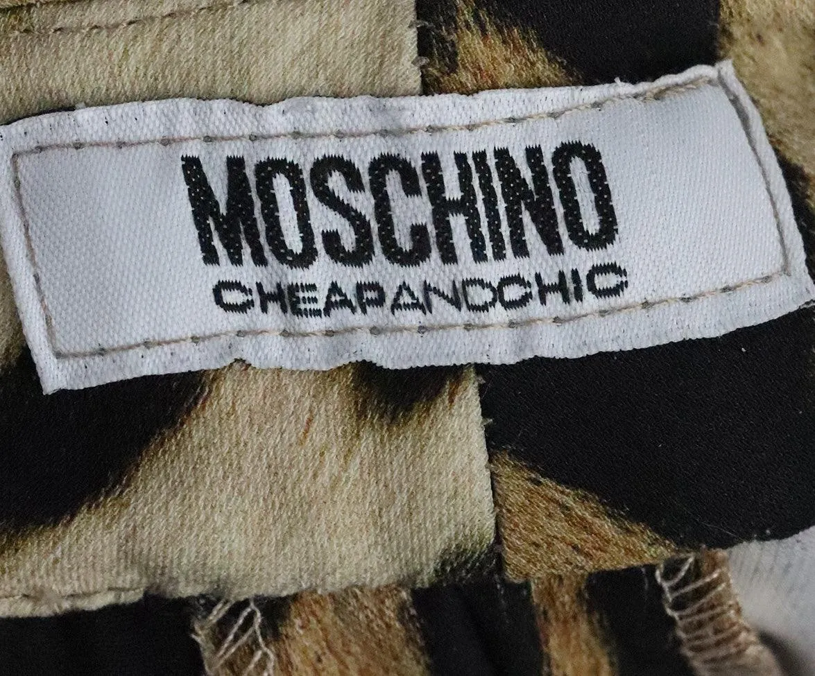 Moschino Animal Print Pants sz 8