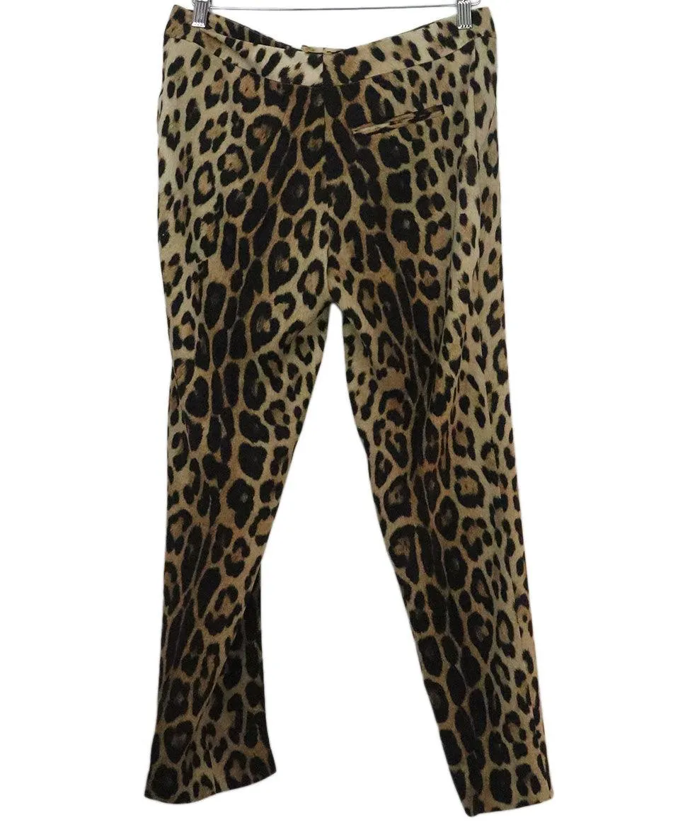 Moschino Animal Print Pants sz 8