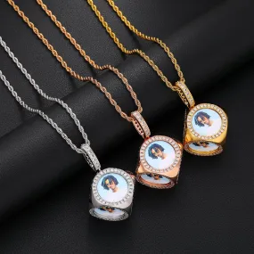 Multiple Photo Necklace-Hip Hop Jewelry-Men's Necklaces