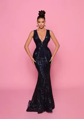 NICOLETTA Molly Gown - Navy