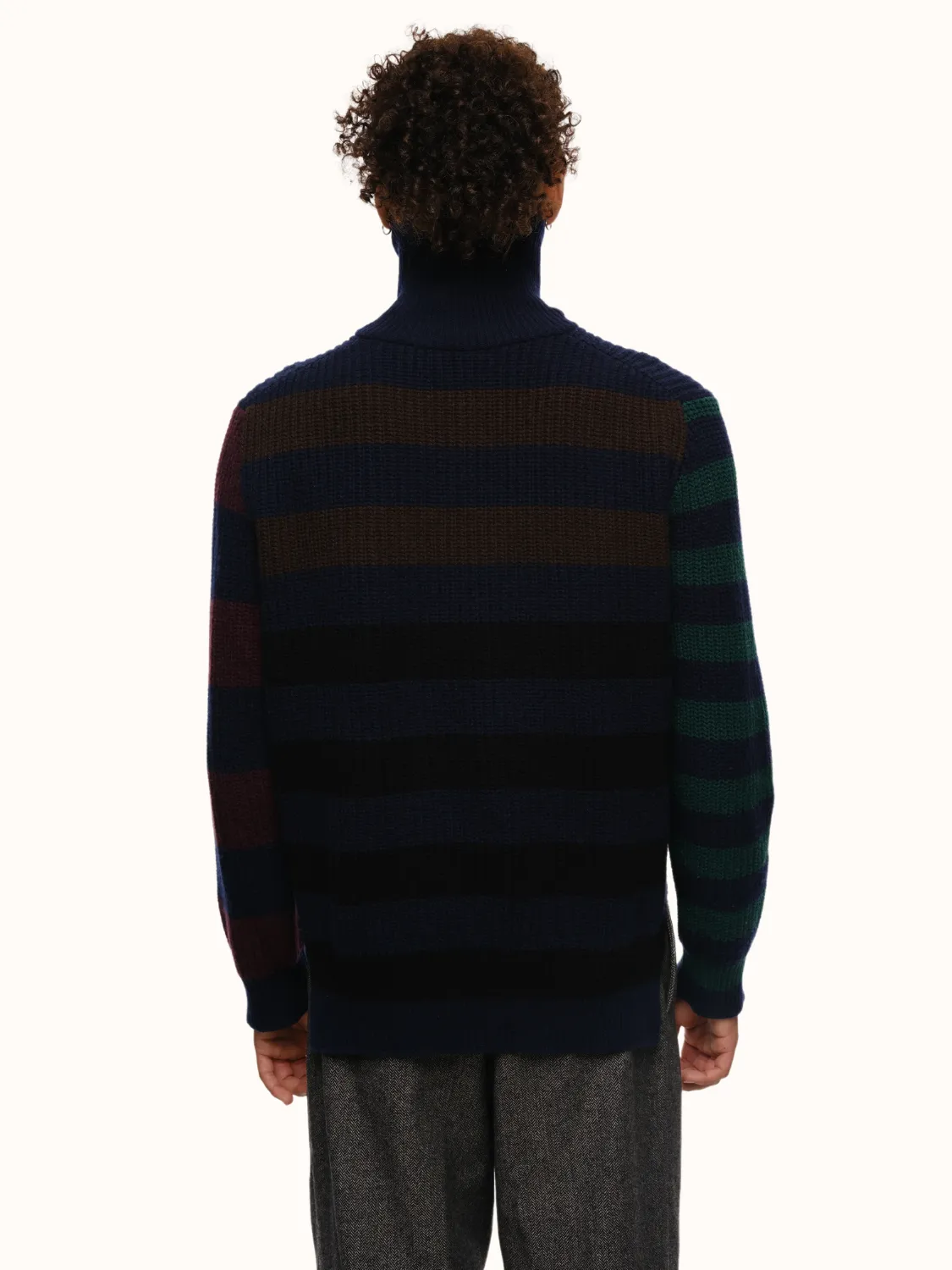 Parker Button Front Sweater in Recycled Cashmere & Recycled Wool