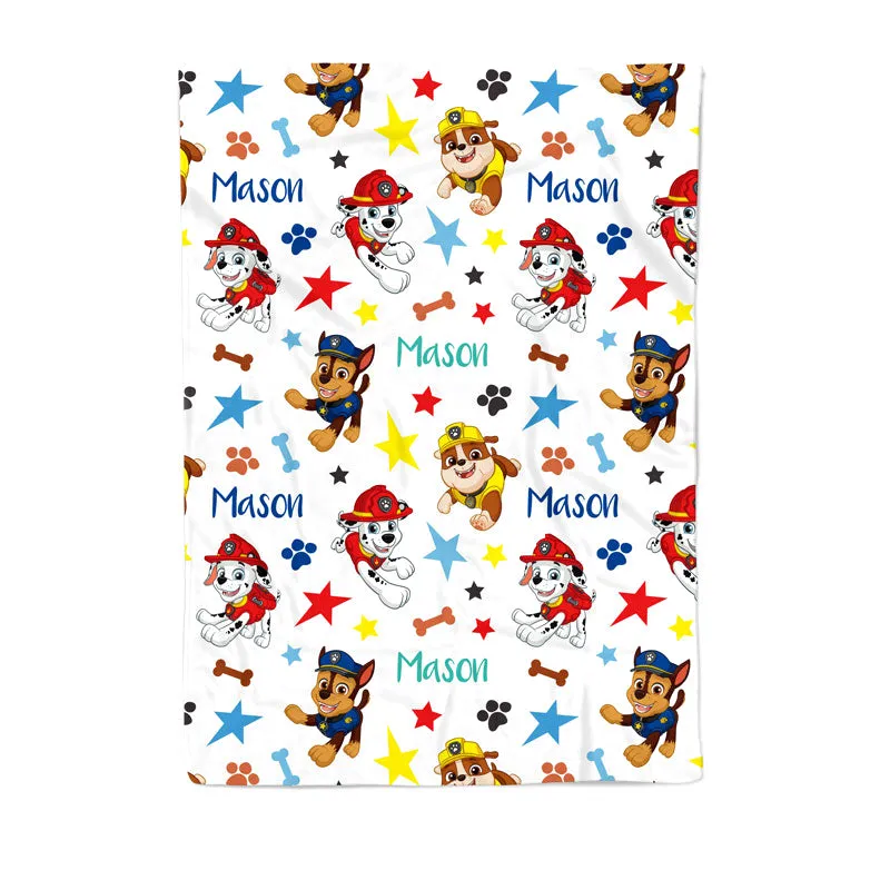 Paw Patrol - Personalized Kid Floor Cushion - COVER ONLY