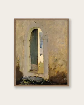 "Open Doorway, Morocco" Art Print