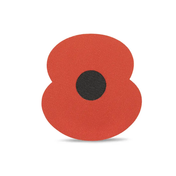 Self Adhesive Poppies For Kits - Pack of 15