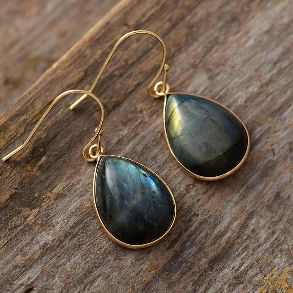 Walang Labradorite Drop Earrings